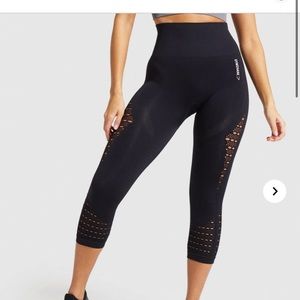Gymshark energy + seamless cropped leggings small